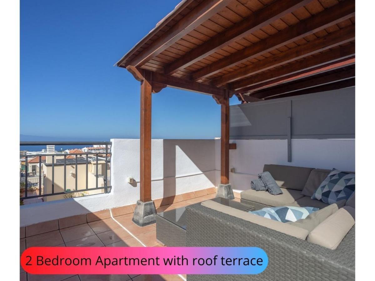 Desirable Rooftop Terrace , 2 Bedroom Apartment With Wifi In Costa Adeje カジャオ・サルバヘ エクステリア 写真