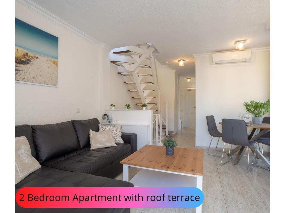 Desirable Rooftop Terrace , 2 Bedroom Apartment With Wifi In Costa Adeje カジャオ・サルバヘ エクステリア 写真