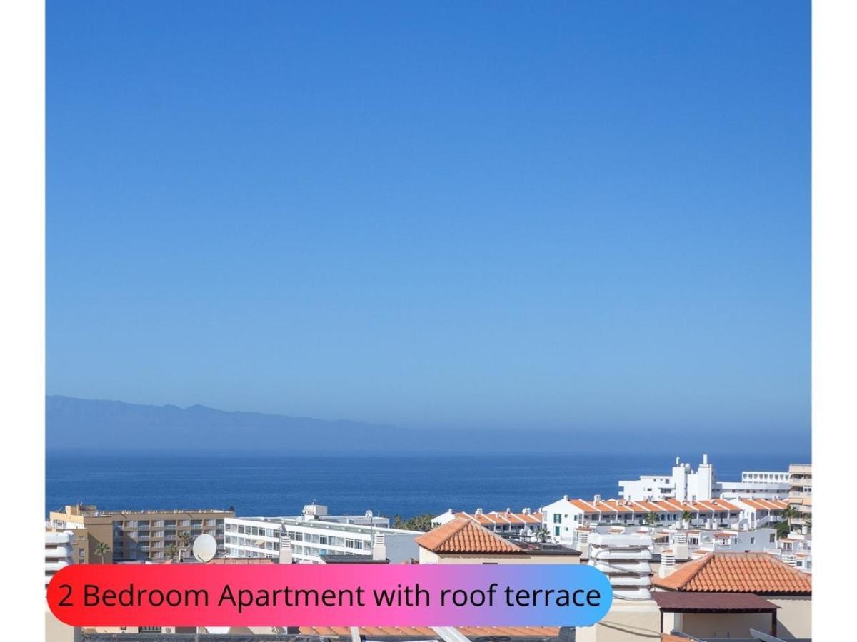 Desirable Rooftop Terrace , 2 Bedroom Apartment With Wifi In Costa Adeje カジャオ・サルバヘ エクステリア 写真