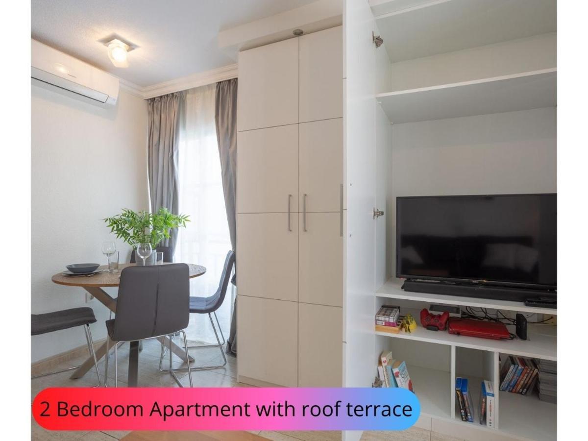 Desirable Rooftop Terrace , 2 Bedroom Apartment With Wifi In Costa Adeje カジャオ・サルバヘ エクステリア 写真