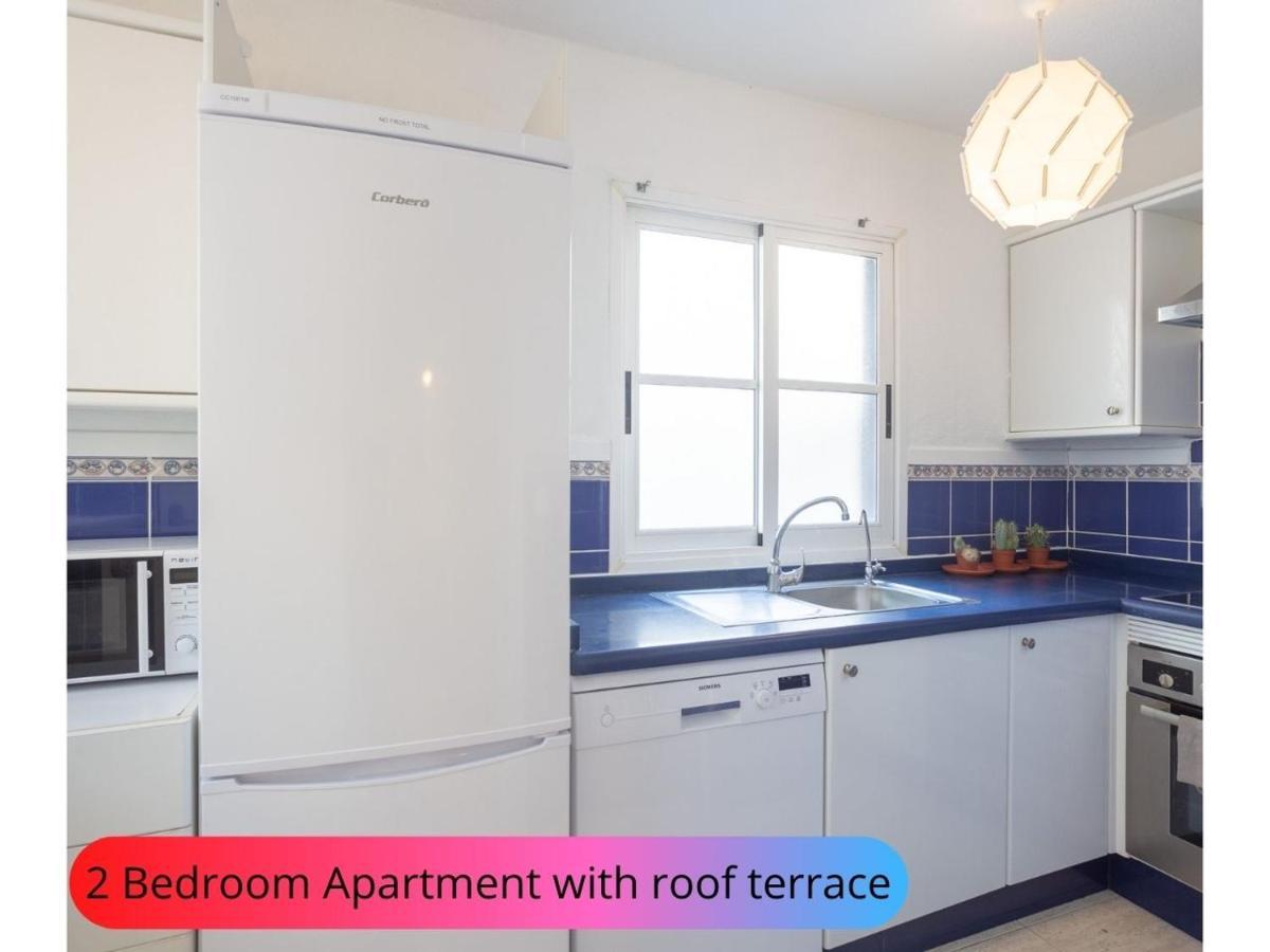 Desirable Rooftop Terrace , 2 Bedroom Apartment With Wifi In Costa Adeje カジャオ・サルバヘ エクステリア 写真