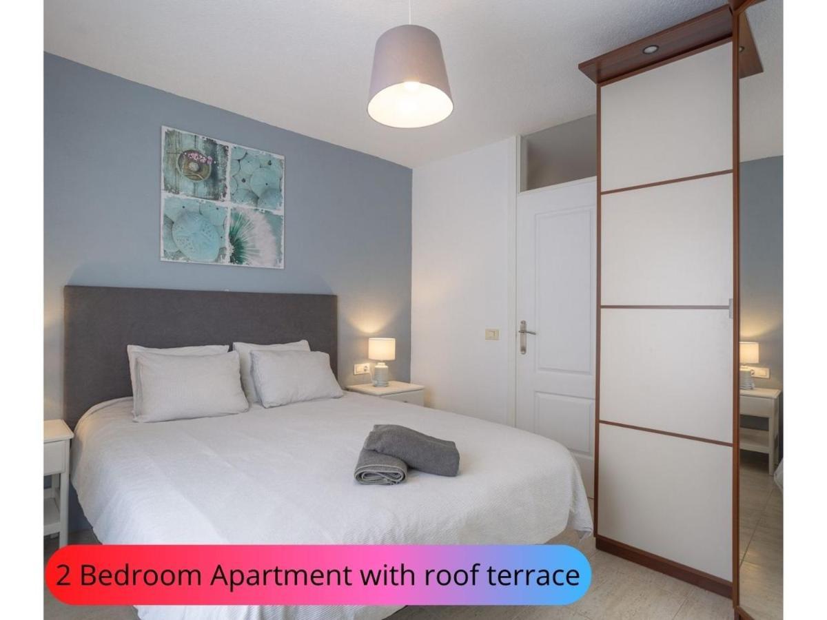 Desirable Rooftop Terrace , 2 Bedroom Apartment With Wifi In Costa Adeje カジャオ・サルバヘ エクステリア 写真