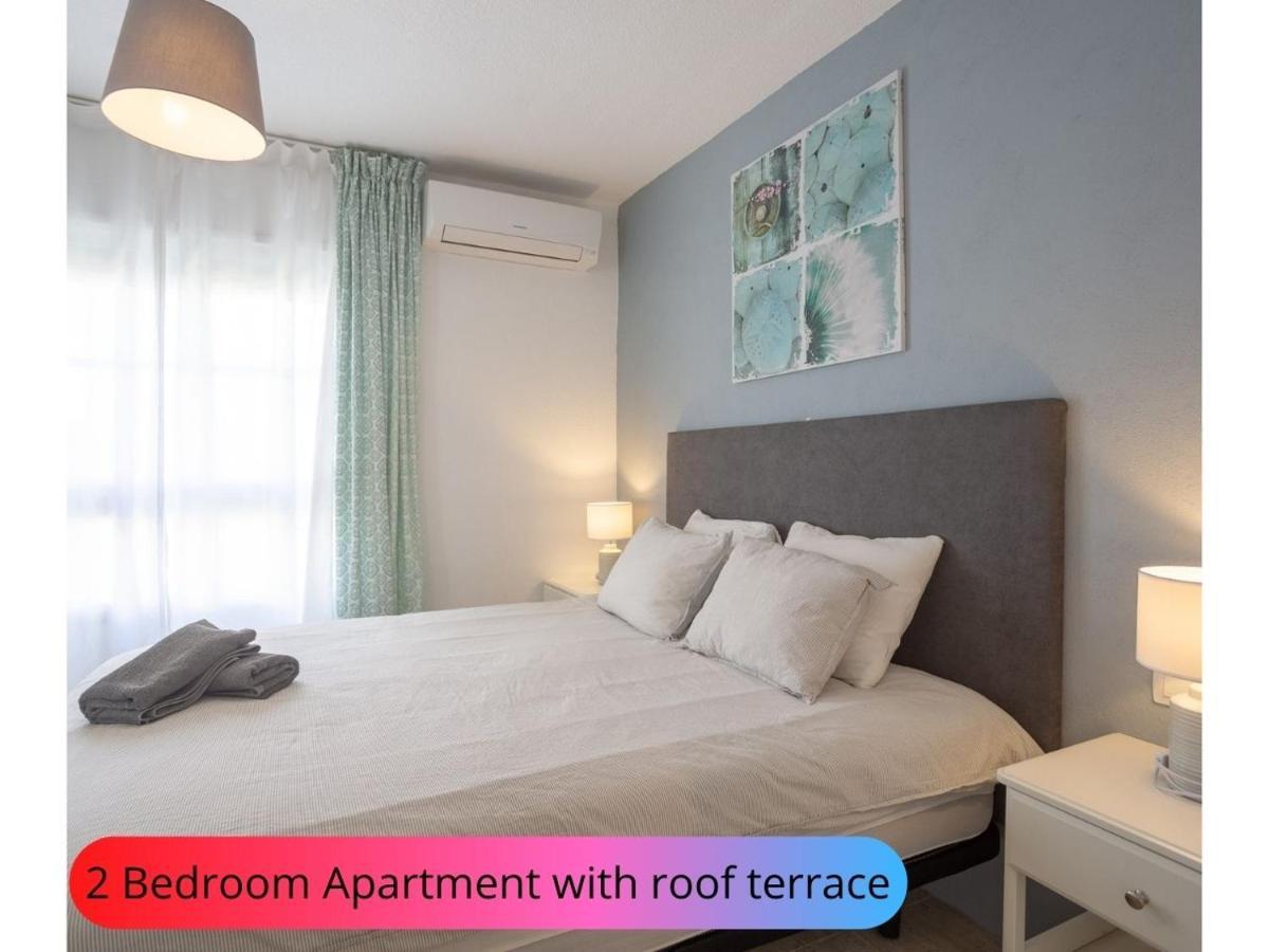 Desirable Rooftop Terrace , 2 Bedroom Apartment With Wifi In Costa Adeje カジャオ・サルバヘ エクステリア 写真